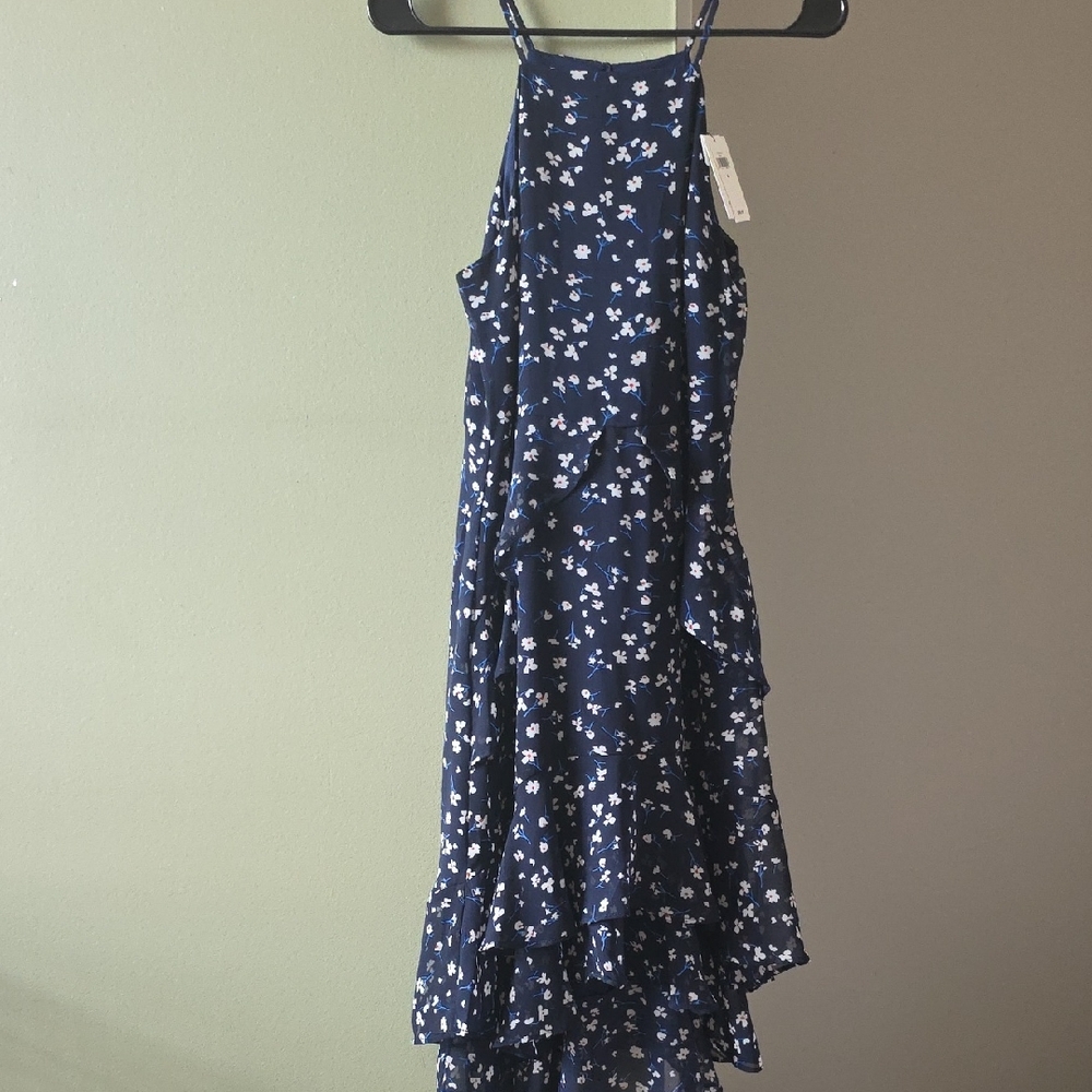 Banana Republic Navy Floral Dress
